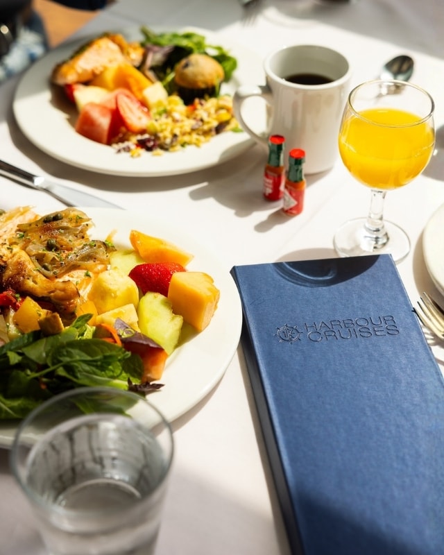 fully set brunch table